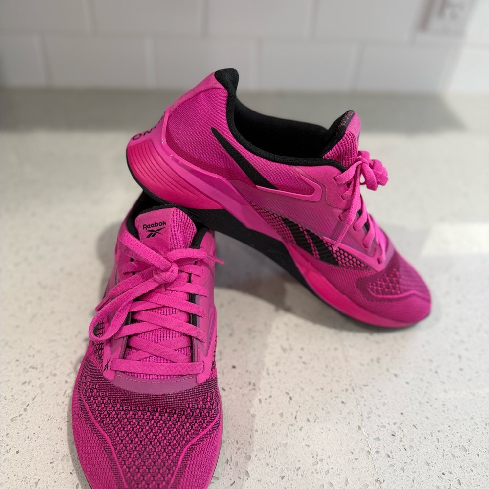 Reebok Women's Hot Pink Athletic Sneakers